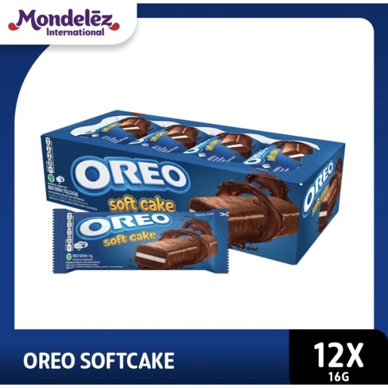 

Oreo Soft Cake 16gram isi 12pcs