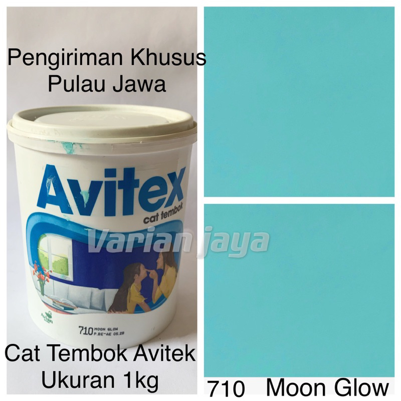 Cat Tembok Biru 1kg Avitex Moon Glow 710