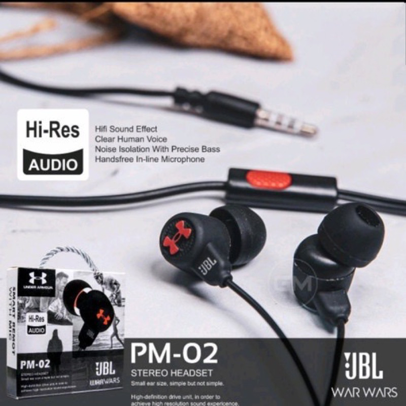VICTORY Headset PM02 Megabass Ori 99 3,5mm Jack HiRes Audio Earphone