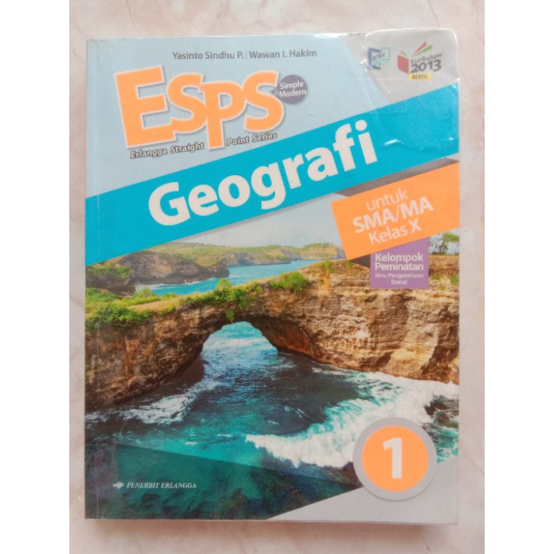 

Buku ERLANGGA ESPS Geografi untuk SMA Kelas 10 | Edisi Revisi Kurikulum 2013 | Buku bekas (Preloved)