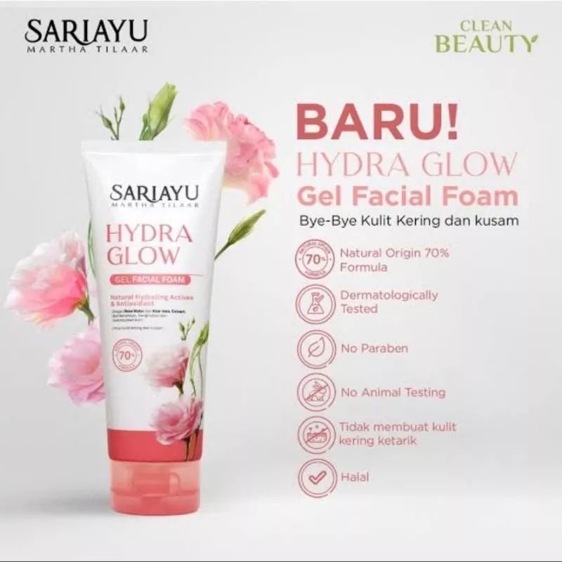 SARIAYU HYDRA GLOW GEL FACIAL WASH