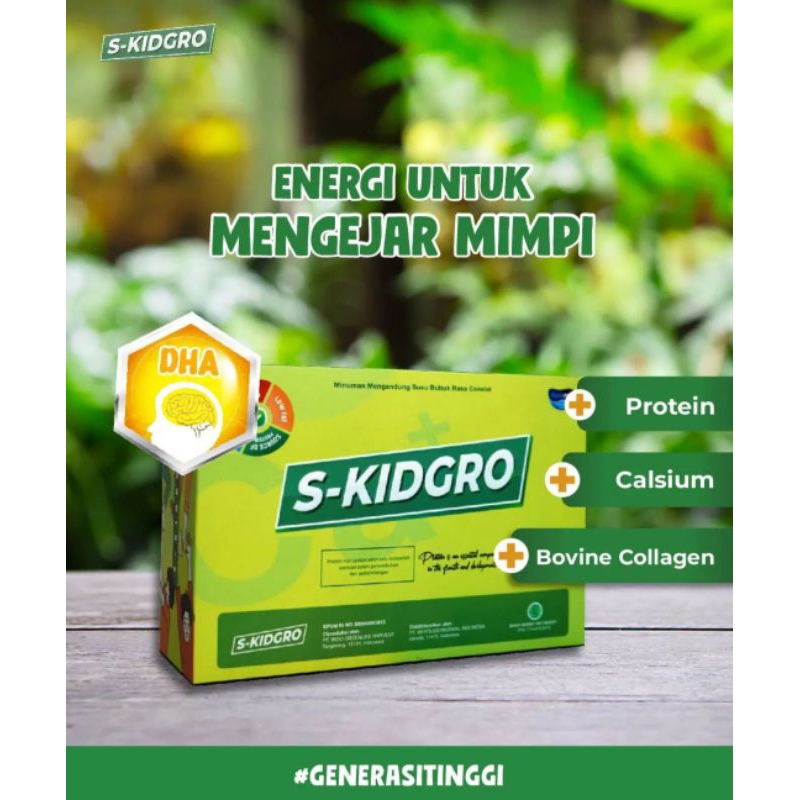 

S-KIDGRO (Susu Untuk Menjaga Kesehatan Tulang dan Mendukung Pertumbuhan Tinggi Badan Anak) HALAL, BPOM, AMAN DIKONSUMSI