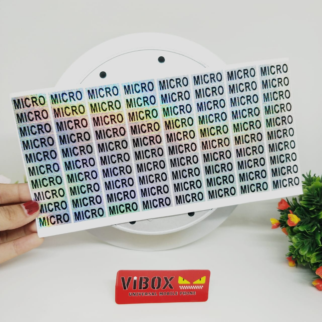 

PROMO stiker hologram premium micro original