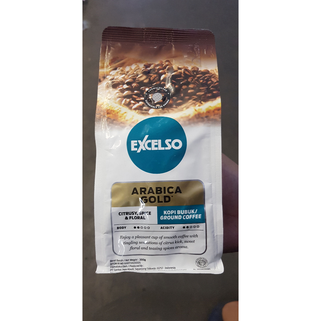 

KOPI BUBUK EXCELSO ARABICA GOLD KEMASAN POUCH 200GRAM