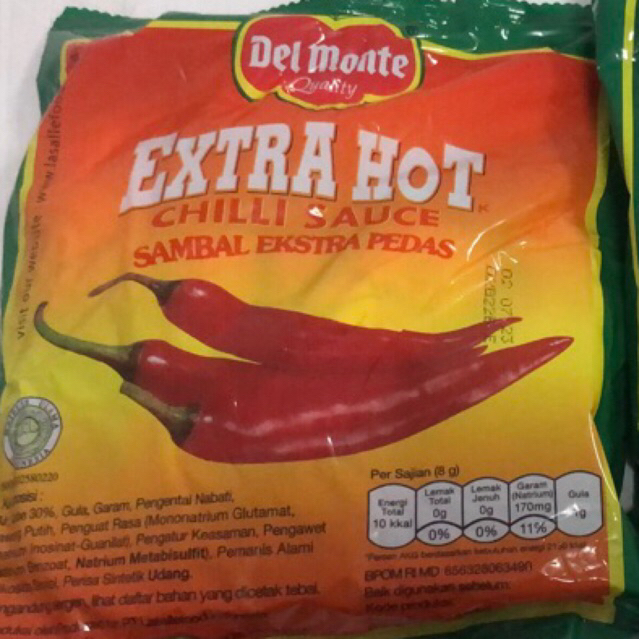 

Del Monte Saos Sambal Sachet isi 24