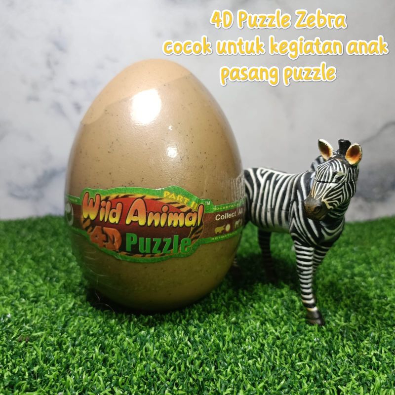 4D Puzzle Zebra 4D master Puzzle Animal