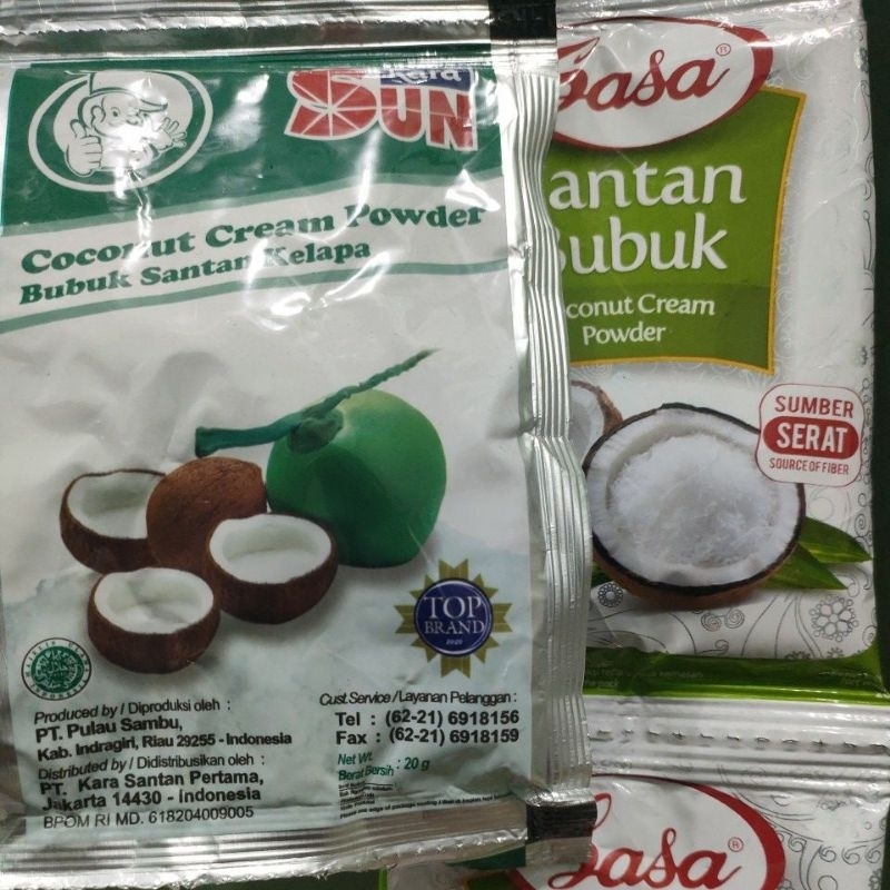 

bubuk Santan kelapa santan cair sachet