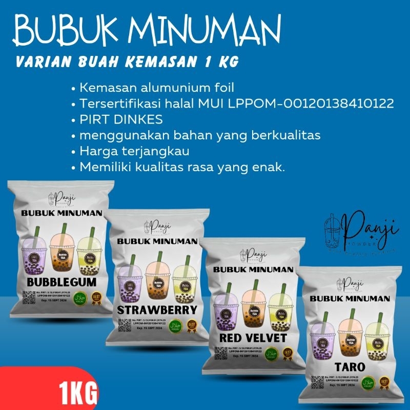 

BUBUK MINUMAN ANEKA RASA 1KG BUBUK MINUMAN KEKINIAN MINUMAN BOBA SERBUK MINUMAN ANEKA STICKY MILK