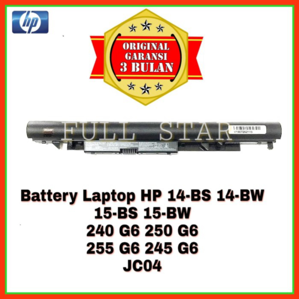 Promo Baterai Laptop Hp JC04 ORIGINAL Limited