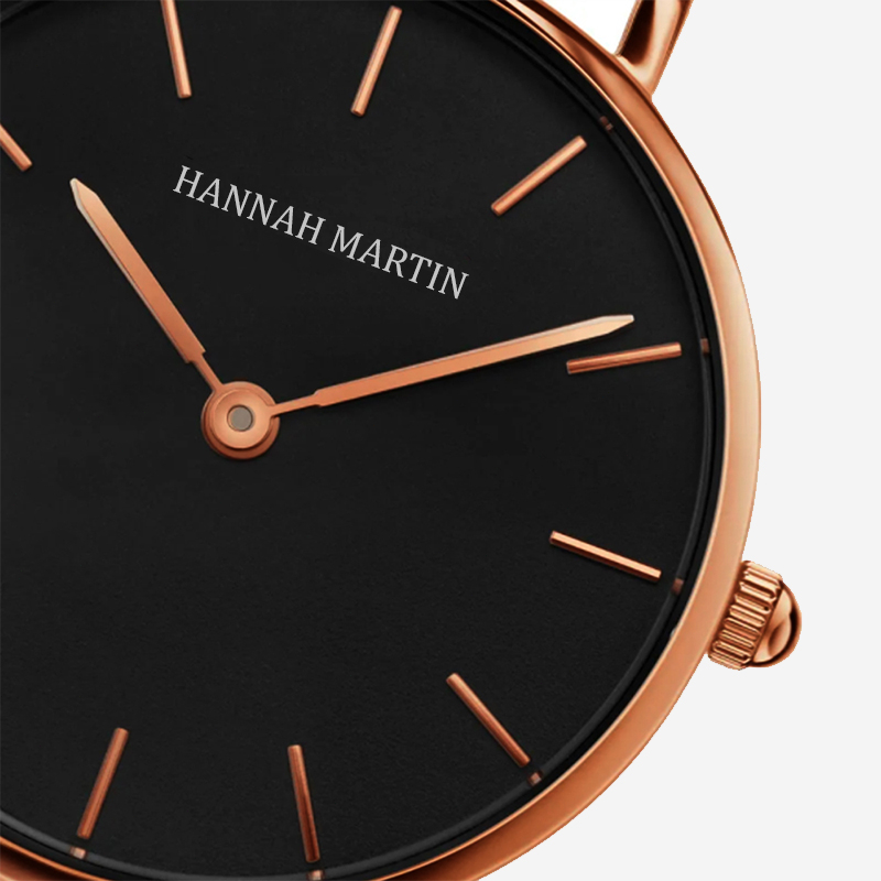 Cuci Gudang Hannah Martin Jam Tangan Pria 100% Original Korea Sangat Tipis Quartz Cowok Keren Couple