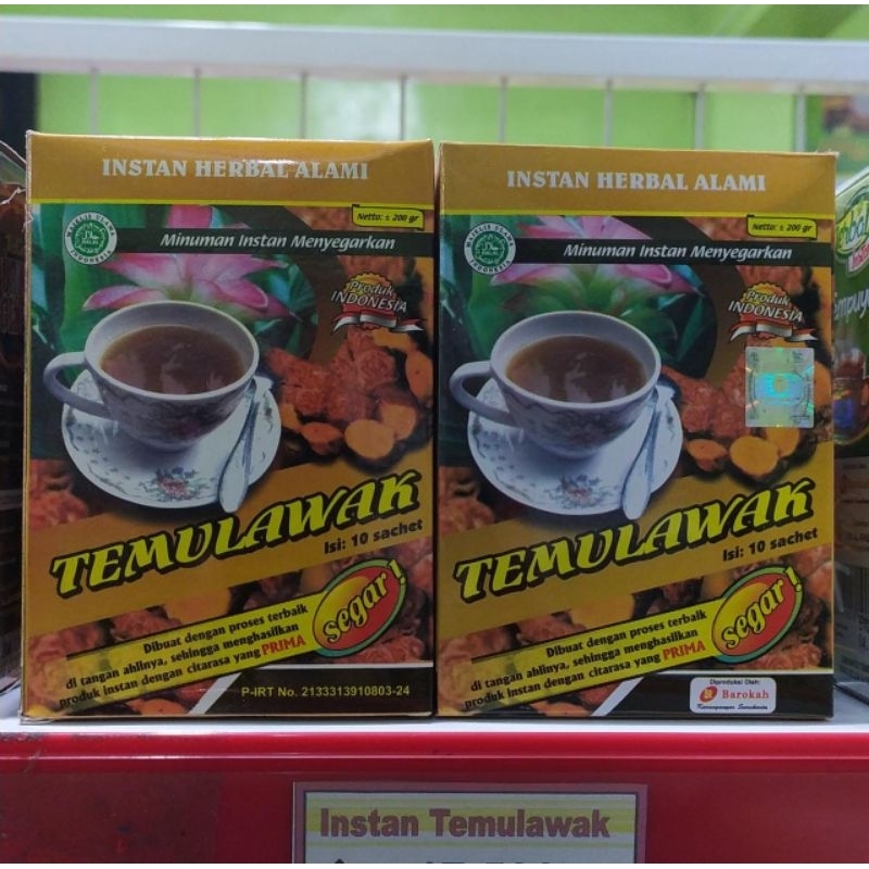 

Temulawak, Minuman Instan Seduh Herbal Berkhasiat, isi 10sachet