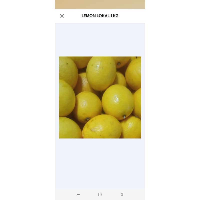 

LEMON LOKAL 1 KG