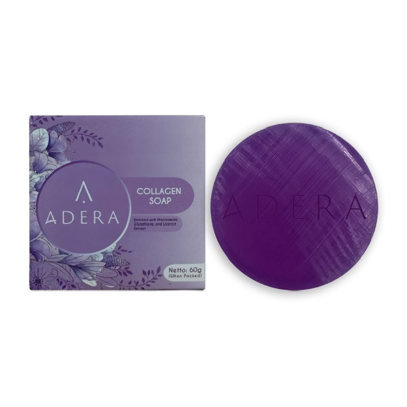 Sabun Pemutih Badan Dan Wajah Glowing Adera Collagen Colagen Soap Untuk Membersihkan Dan Mencerahkan