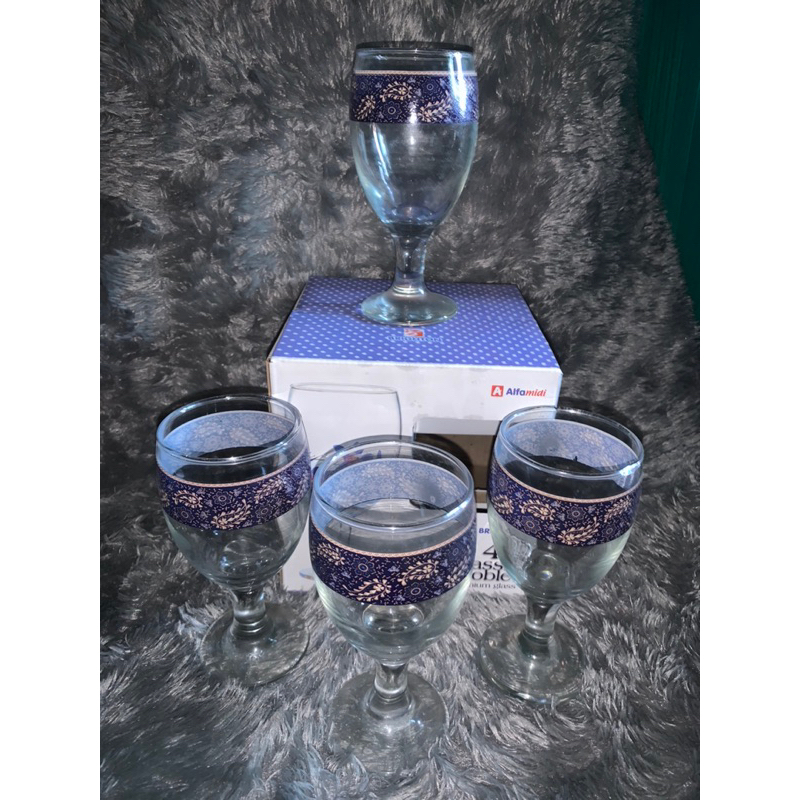 GELAS KACA BRIGHTON BRILIANT 4pcs *BACA DESKRIPSI*