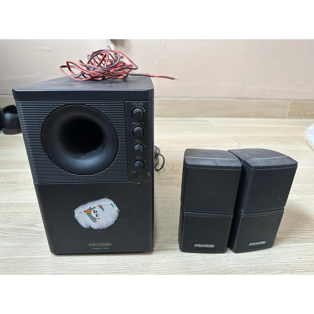 Speaker aktif 2.1 Microlab X221 (SECOND)