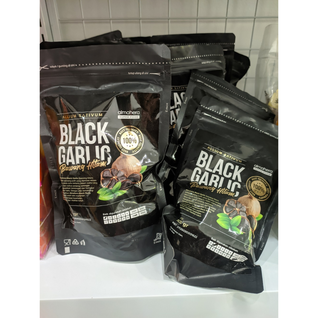 

Black garlic bawang hitam almahera super food 100gr