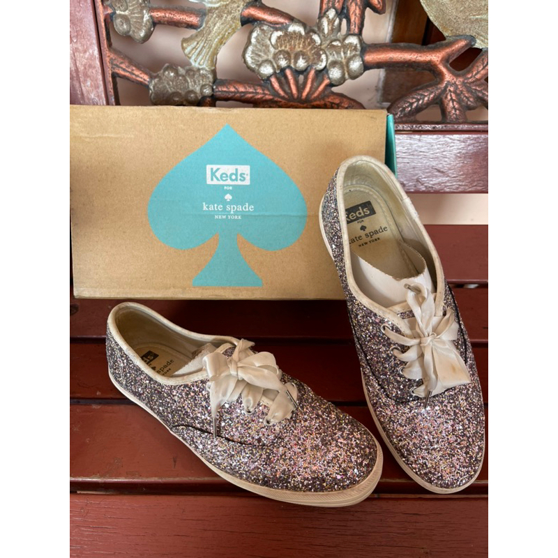 Keds x Kate spade glitter shoes