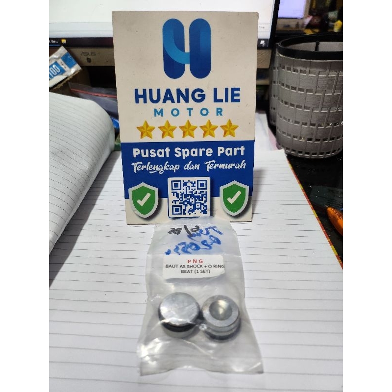 baut tutup as shock depan beat karbulator spi