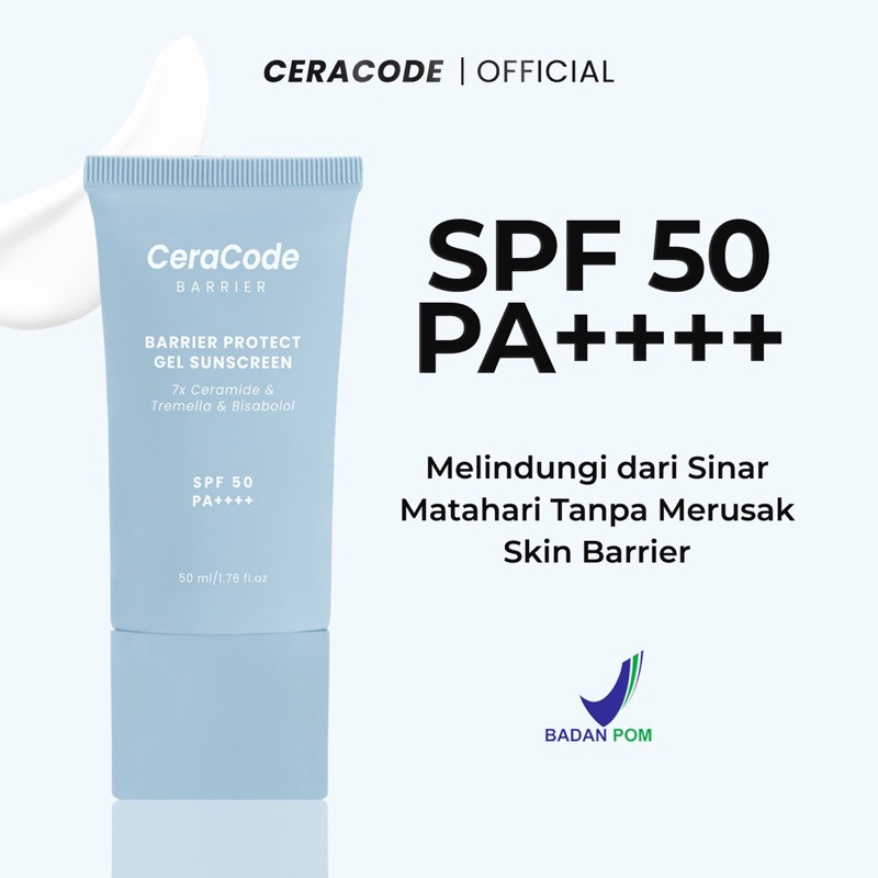 CeraCode Barrier Protect Gel Sunscreen SPF 50++++