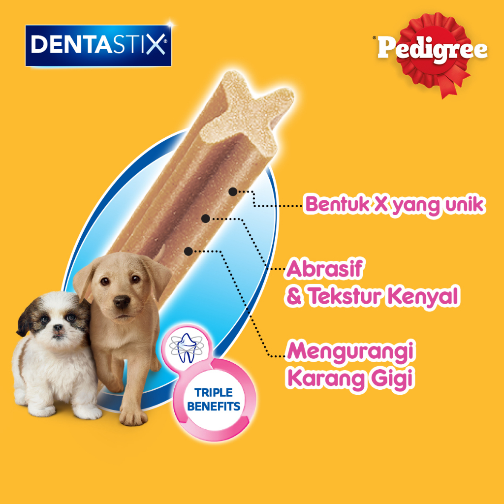 Pedigree Dentastix Snack Anjing Puppy 56 gr - Isi 2 Image 6