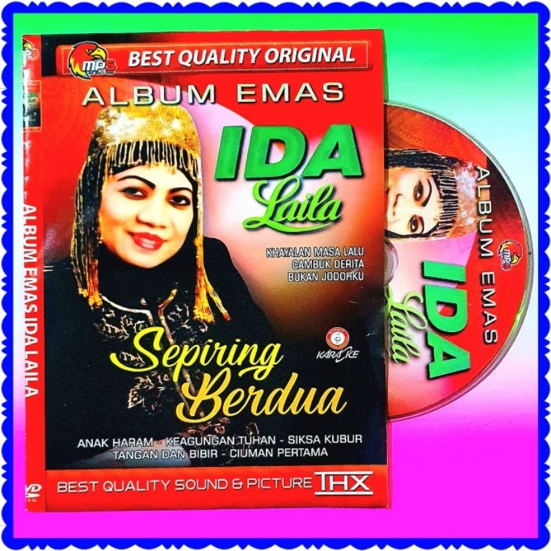 KASET DVD MP5 LAGU DANGDUT IDA LAILA-LAGU DANGDUT LAWAS NOSTALGIA