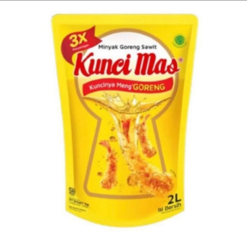 

Minyak goreng Kunci Mas 2 L