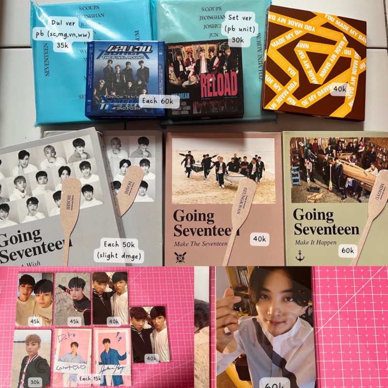 CLEARANCE SALE AAB SEVENTEEN SVT NCT ALBUM LAMA HENGGARAE DUL VER SET VER YMMD GOING SEVENTEEN MAKE 
