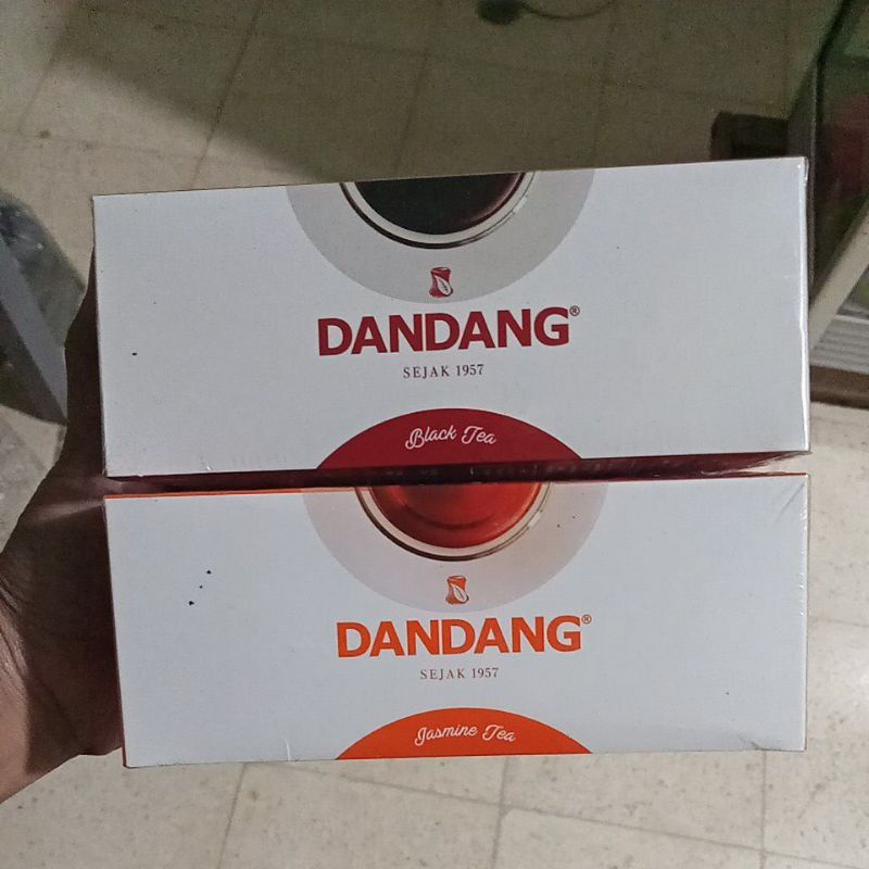 

teh celup dandang black tea dan Jasmine tea 25kantong