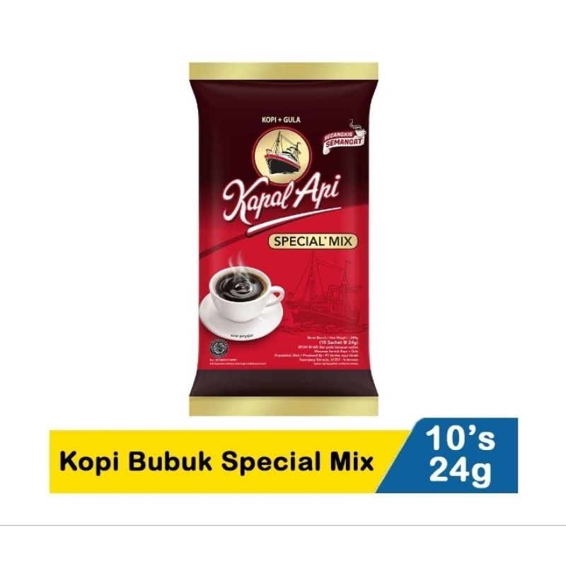 

KAPAL API KOPI BUBUK SPESIAL MIX isi 10 sachet