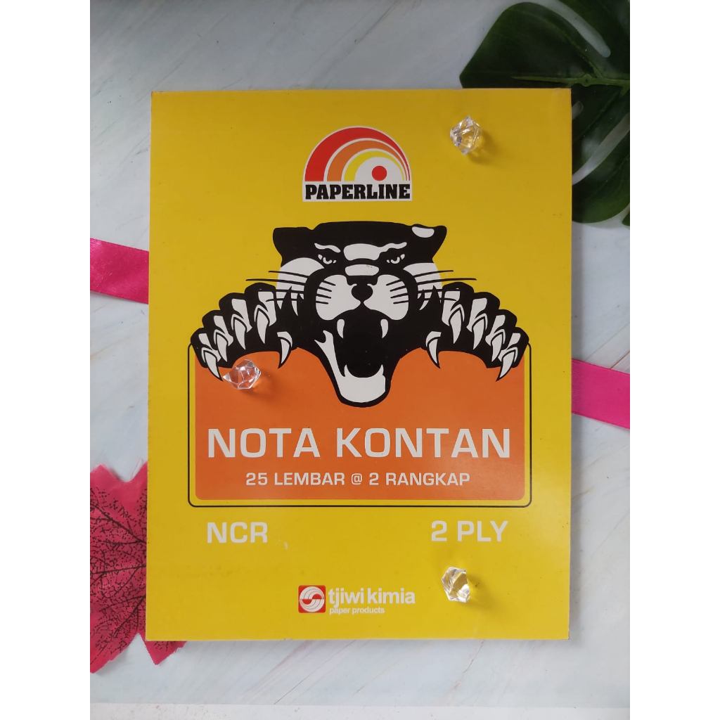 

NOTA KONTAN PAPERLINE 25 LEMBAR NCR 2 RANGKAP / PLY BESAR TERMURAH