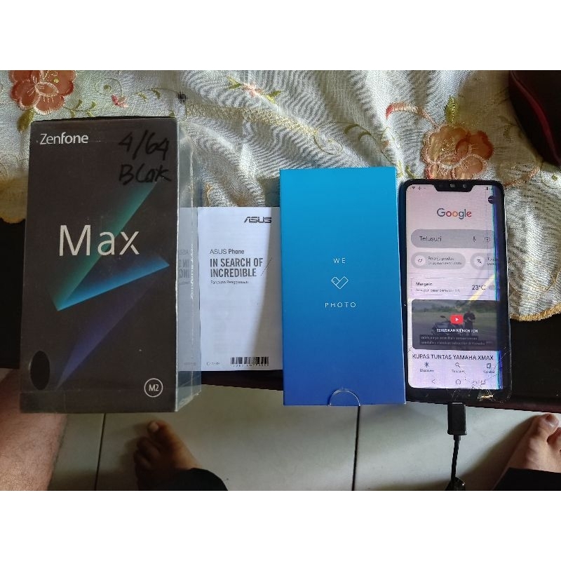 Asus Zenfone Max M2 minus layar
