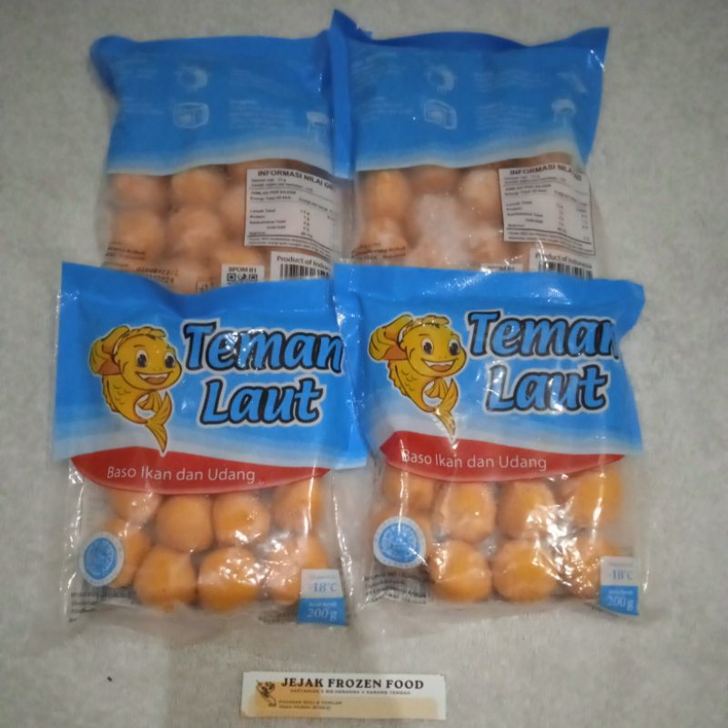 

TEMAN LAUT Baso Ikan dan Udang 200gr ( Isi 18pcs)