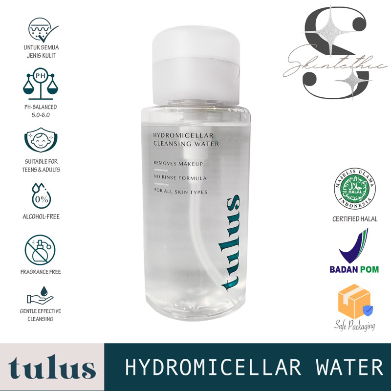 Tulus Hydromicellar Cleansing Water / Tulus Micellar Water Pembersih Wajah & Makeup