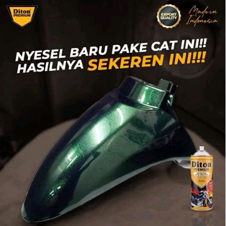 Pilok Cosmic Green XP 9401*** Xirallic Pkt 4KLG Diton Premium Cat Semprot Sepeda Motor Mobil Velg