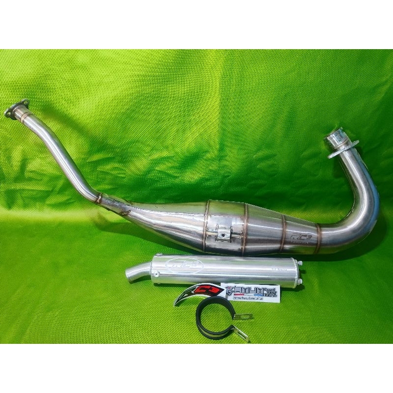 knalpot Rc3 ninja R ss RR leher press silencer tz premium