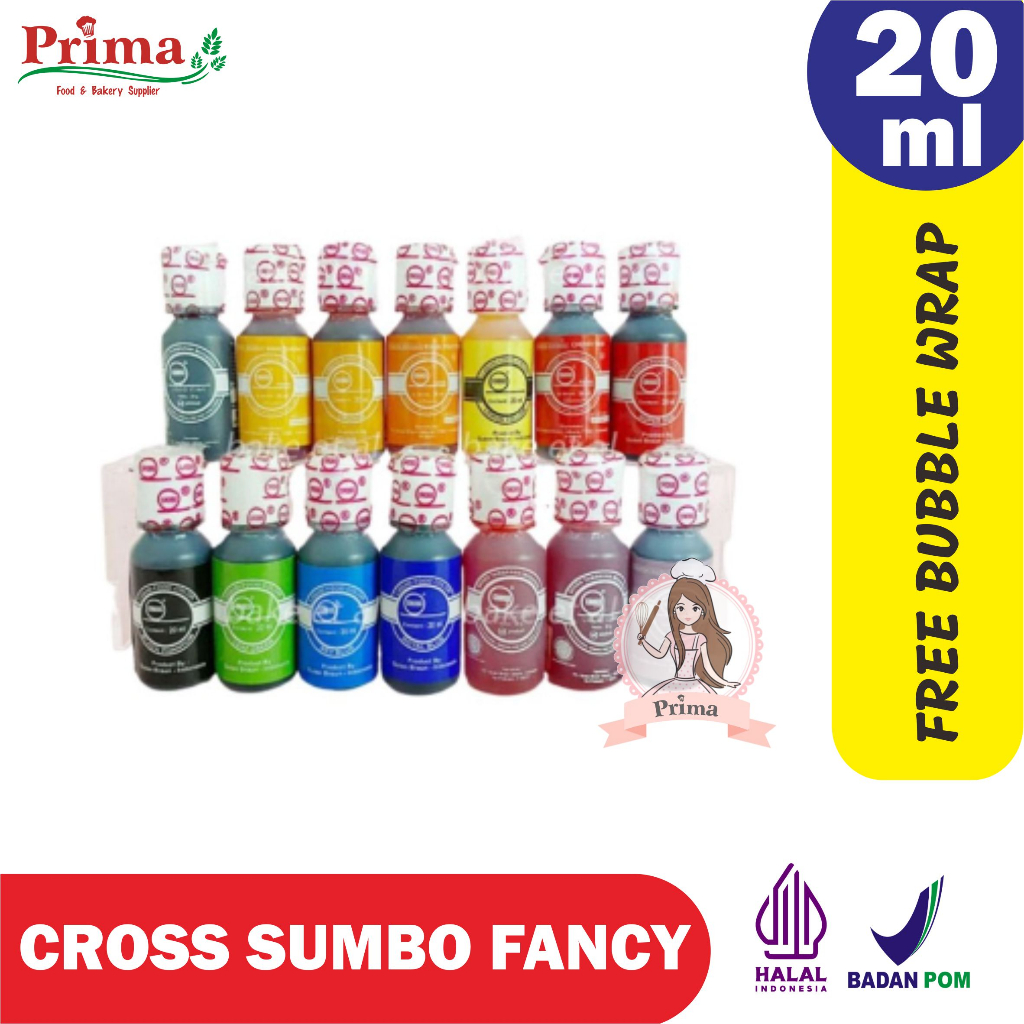 

Pewarna Makanan - Cross Fancy Colour 20ml