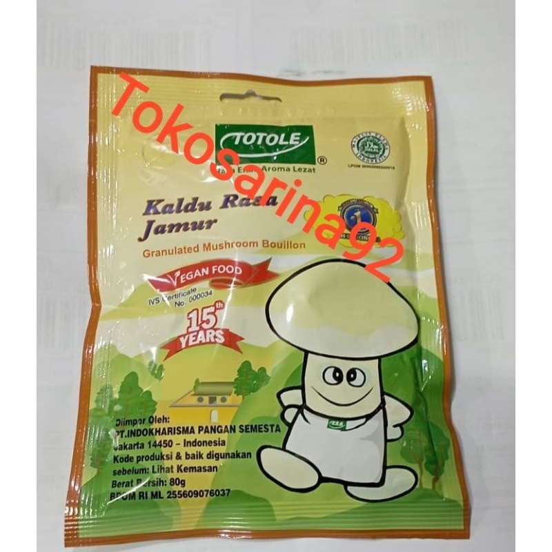 

Totole kaldu jamur 80 gram