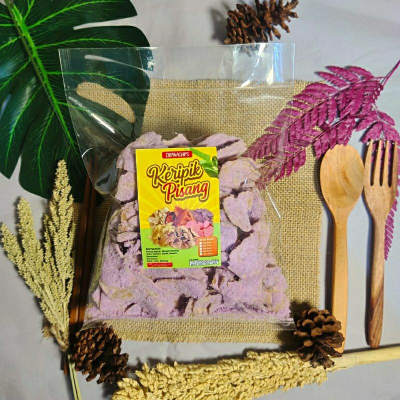 

Keripik Pisang Kepok Strawberry 250gr