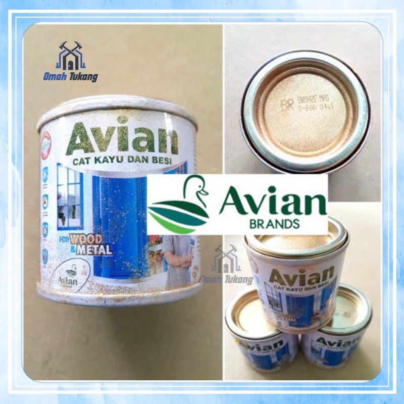 AVIAN BRONZE EMAS 100gr / Cat Avian Bronze Emas 100gr