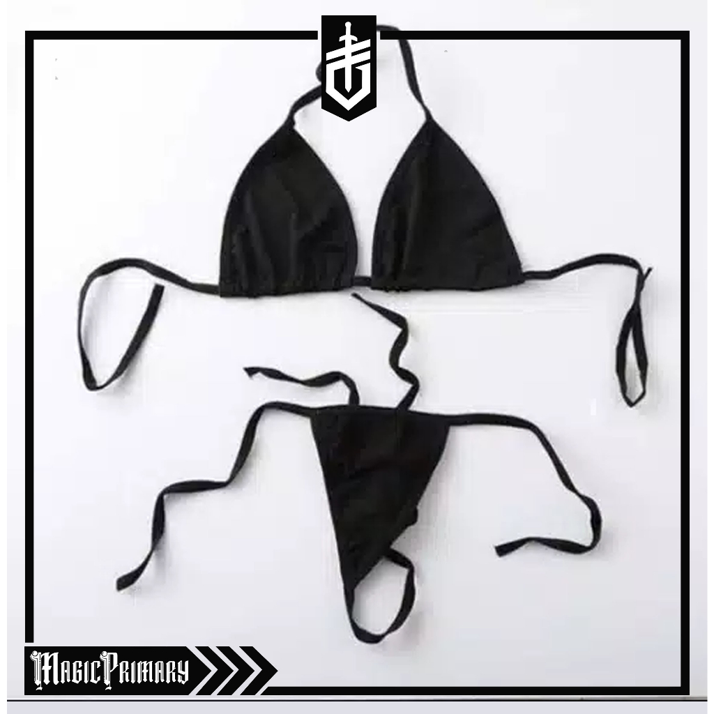 Pakaian dalam Sexy Bra Set G String Tali Lingerie Wanita tali thong bra b026