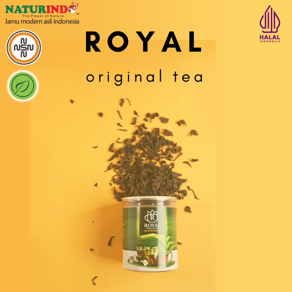 

Royal original tea teh tubruk antioksidan aroma melati Naturindo