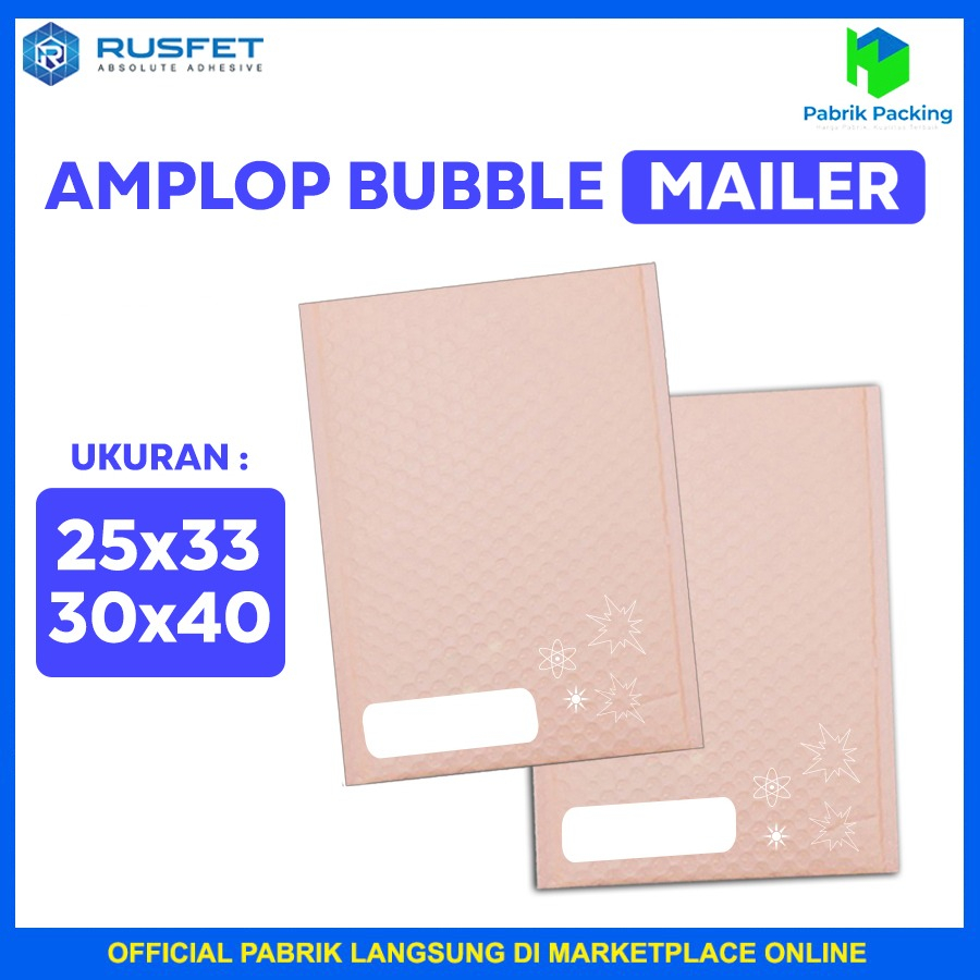 Bubble mailer amplop bubble bubble packing pink custom rusfet satuan