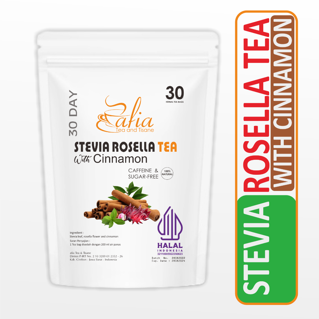 

STEVIA ROSELLA WITH CINNAMON ( 30 TEA BAG )