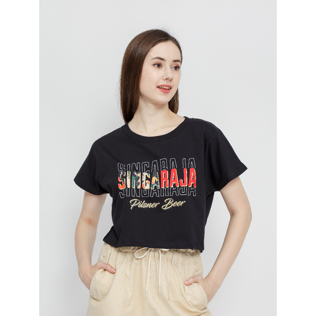 K&S x SINGARAJA - Crop Top Shirt Kaos Tanktop