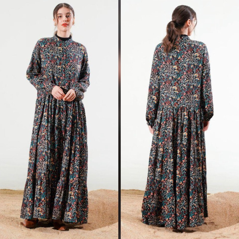 ZANITH DRESS BLACK || ALEZA LABEL