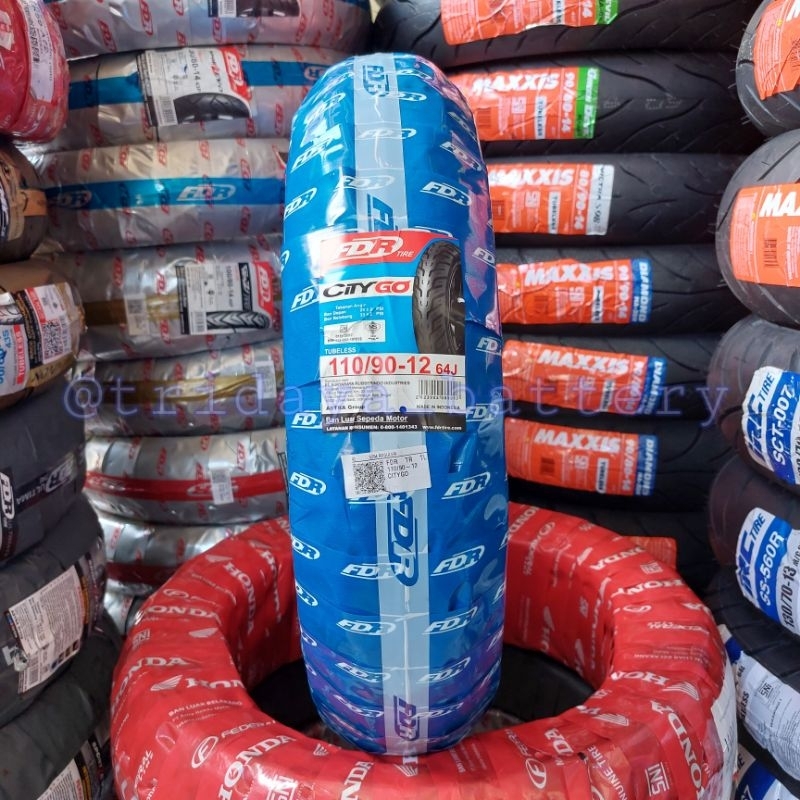FDR citygo 110/90-12 tubeless ban belakang scoopy dan freego ring 12