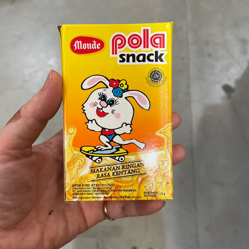 

Monde Pola Snack 25gram - Cemilan jadul snack masa kecil nikmat termurah terkenal