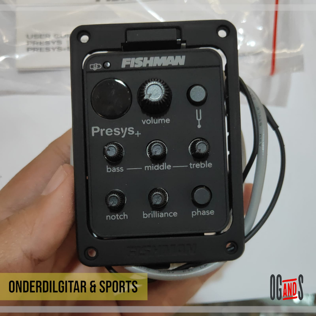FISHMAN PRESYS+ PLUS KOREA - PREAMP EQ GITAR