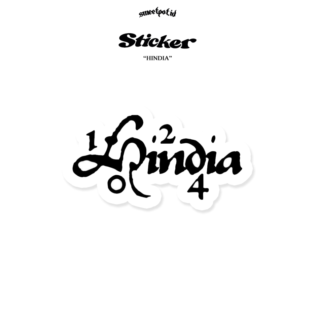 (BISA COD) STICKER HINDIA / SUN EATER / FEAST / STICKER BIJIAN / STICKER ECERAN / STICKER METAL / ST