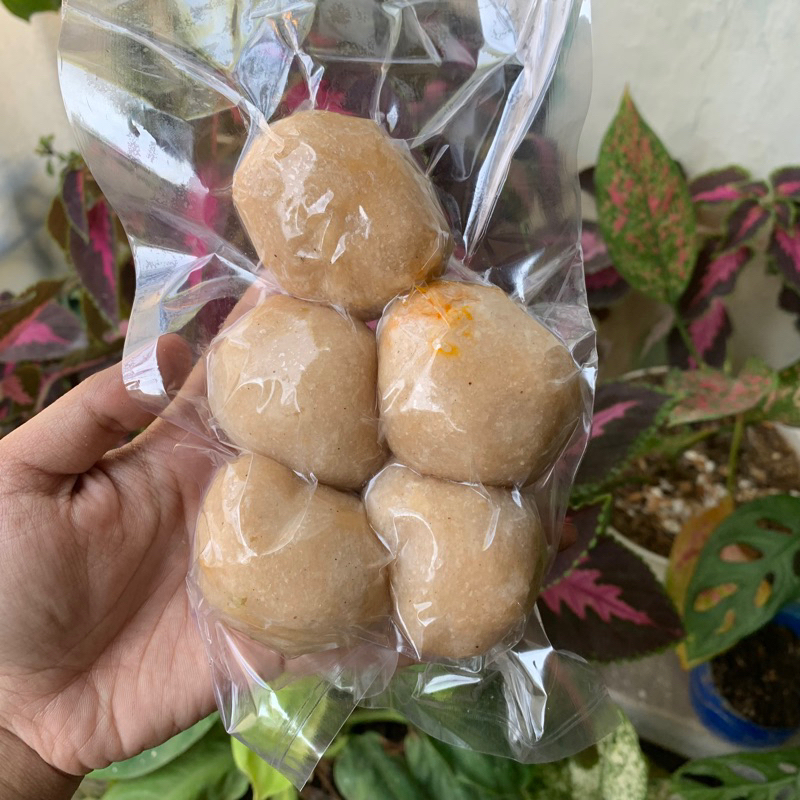 

Pentol Baso Aci Jumbo Isi Ayam Suwir Pedas | 5pcs